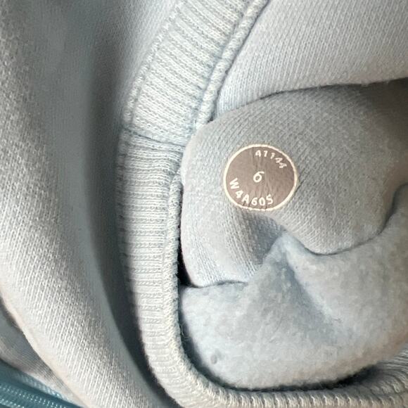 Lululemon Powder Blue Hooded Jacket Women's Size 6 - Picture 5 of 7